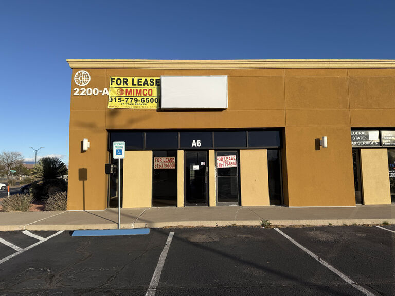 2200 Lee Trevino Dr, Suite #A6, El Paso, Texas 79936