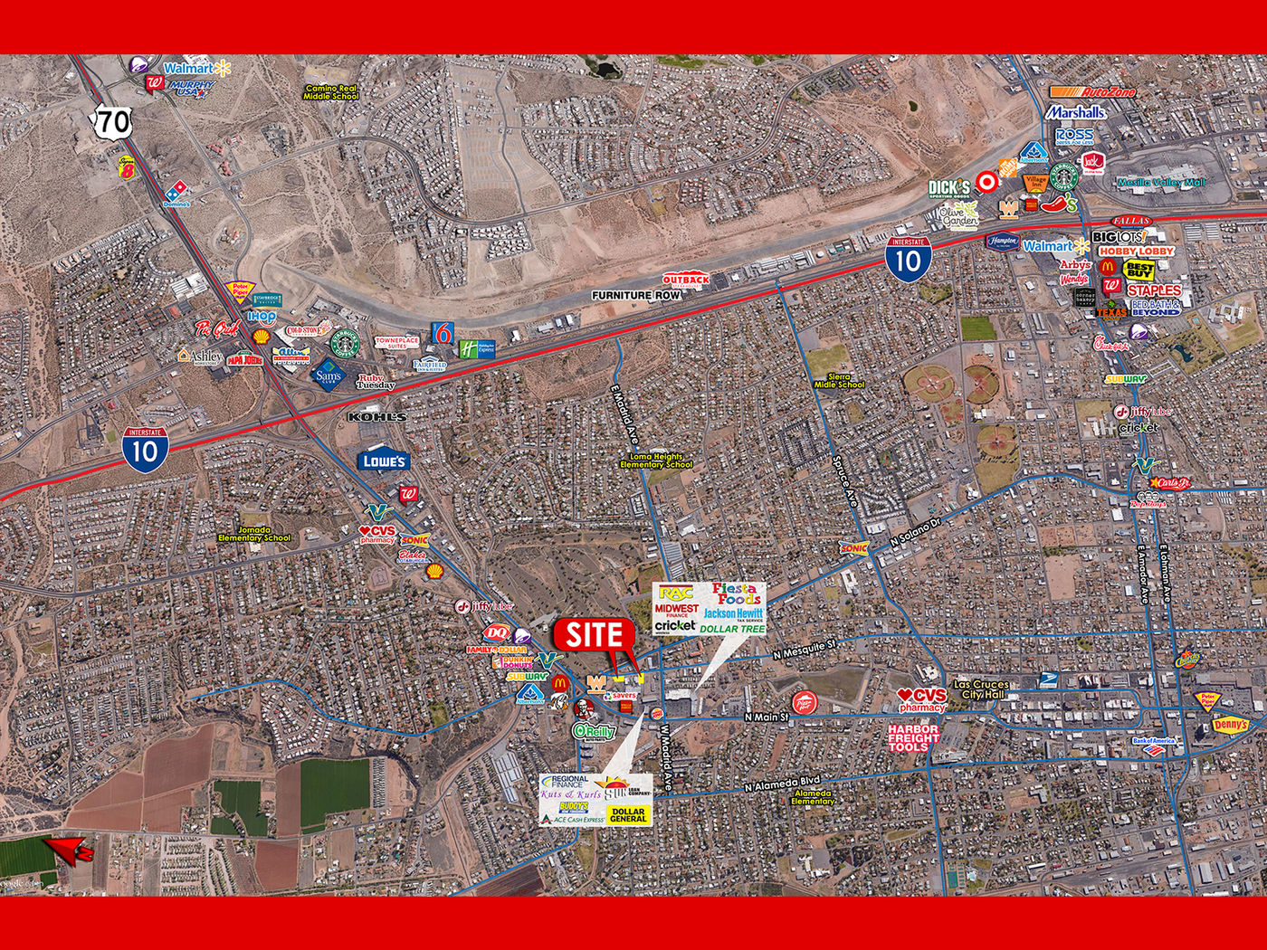 Main & Mesquite (Land) MIMCO Las Cruces, New Mexico Commercial Real